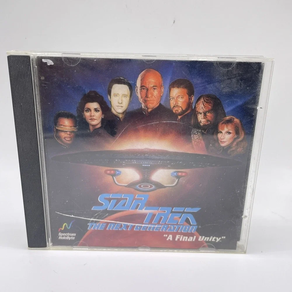 Star Trek: The Next Generation "A Final Unity" PC CD-ROM Retro Game - Picture 1 of 5